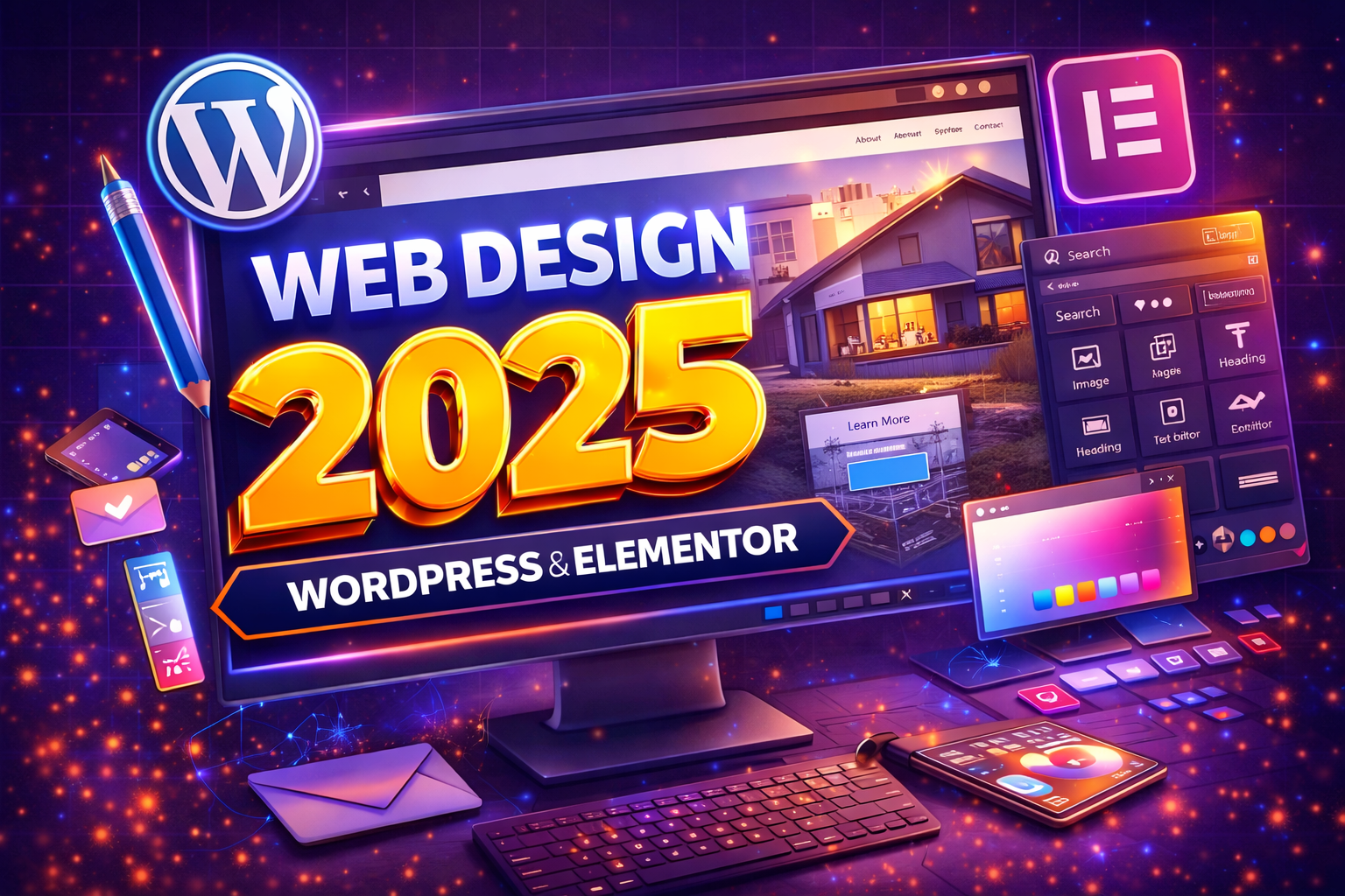 Baro samaynta Website-yada adoo isticmaalaya WordPress & elementor