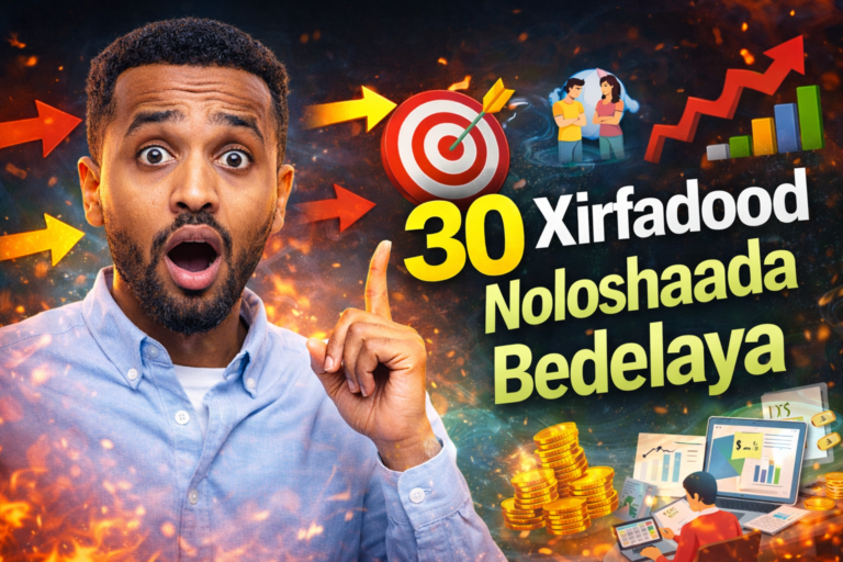 30 Xirfadood Oo noloshaada badalaya