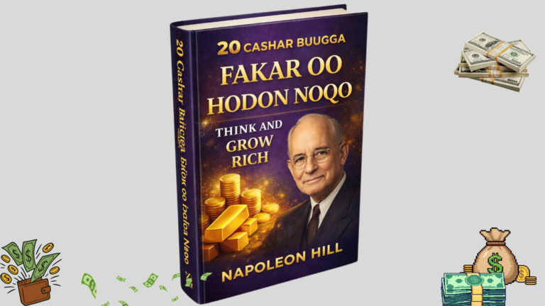 20 Cashar Buugga Fikir oo hodon noqo || hink and Grow Rich
