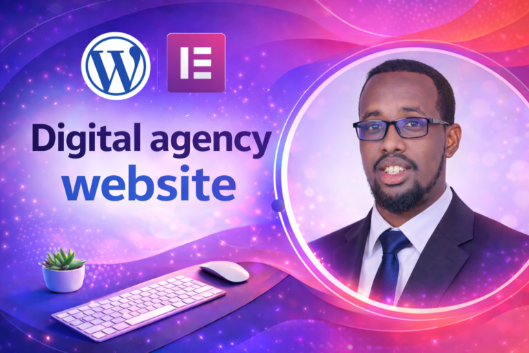 Baro sida loodhiso Digital Agency website