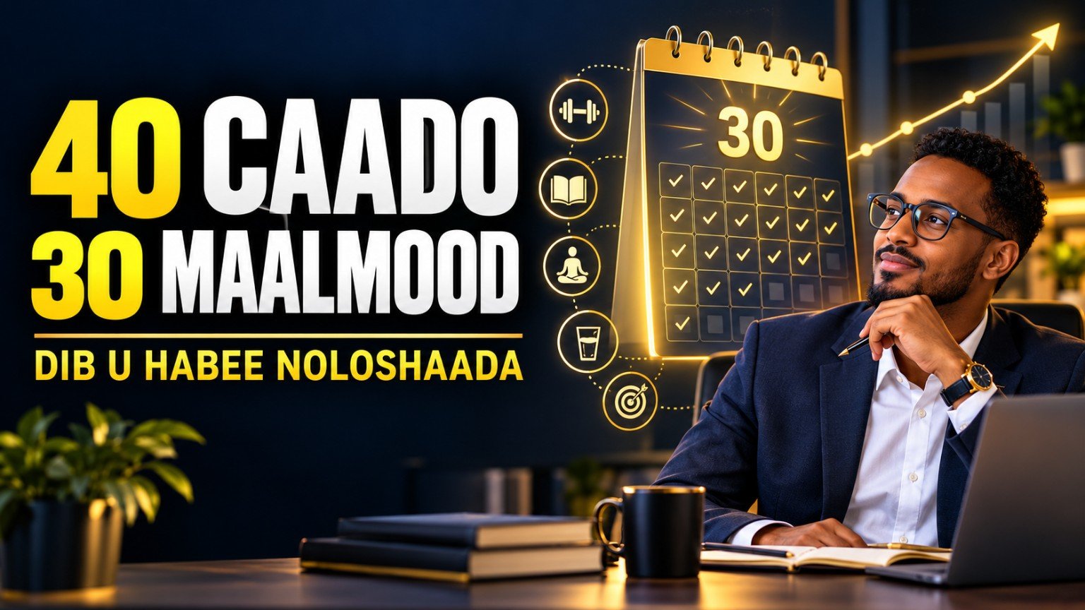 40 caado oo nolosha dib u habaynaya 30 maalmood gudahood