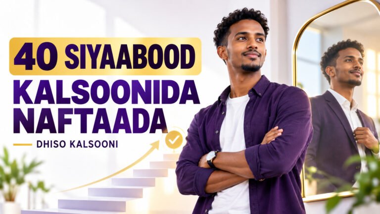 40 siyaabood oo kalsoonida naftaada loo dhiso