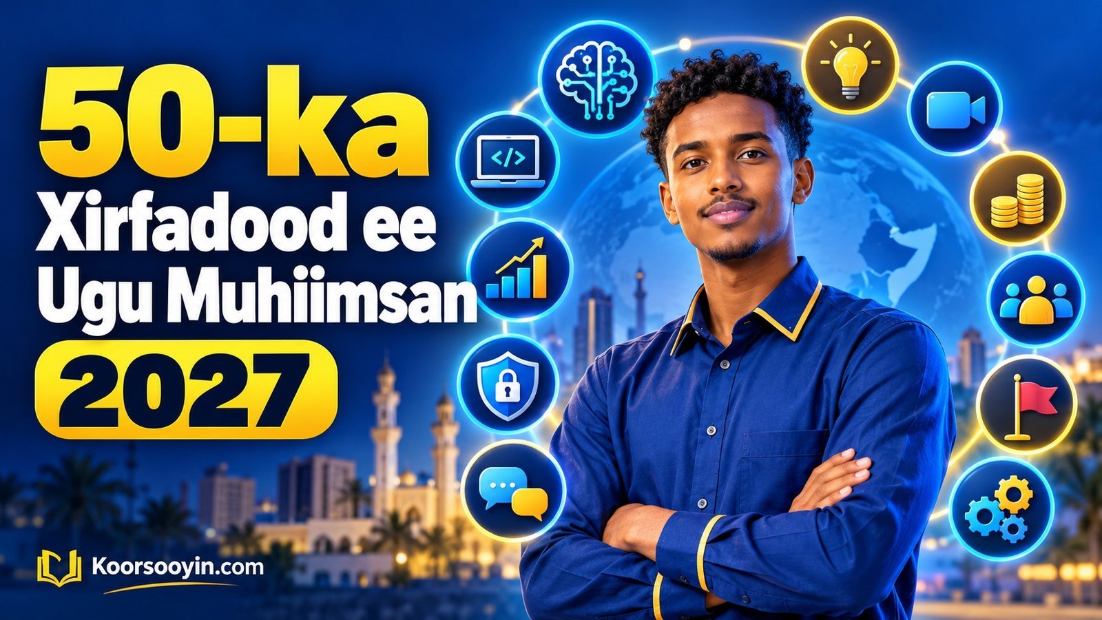 50-ka xirfadood ee ugu muhiimsan 2027 — wiil Soomaaliyeed iyo astaamaha xirfadaha