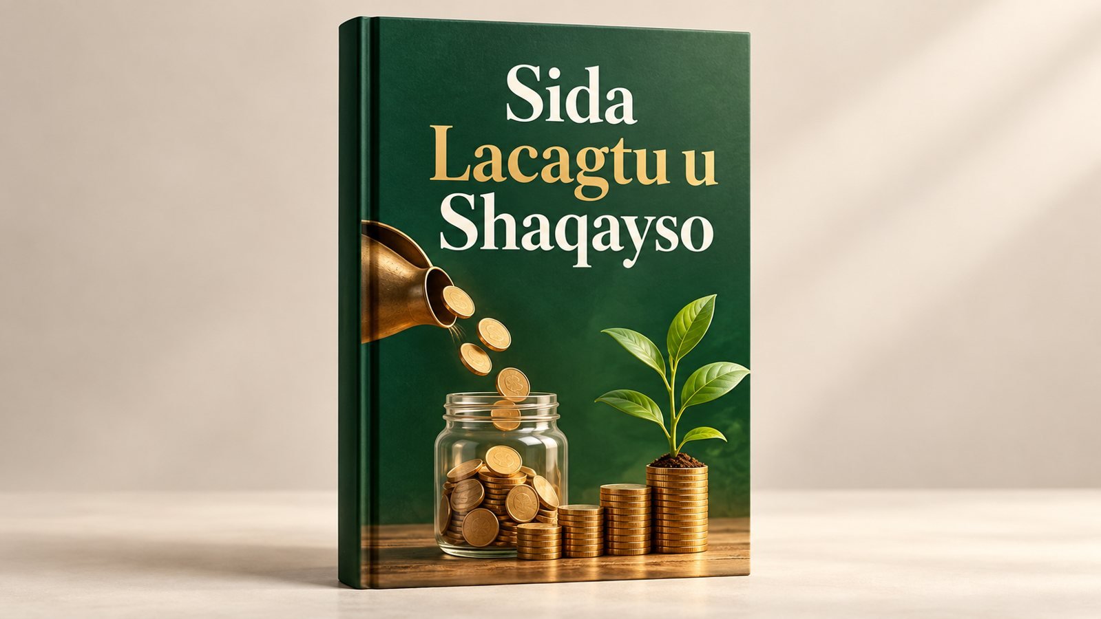 Buugga Sida Lacagtu u Shaqayso oo ku saabsan maamulka lacagta, kaydinta iyo maalgelinta.